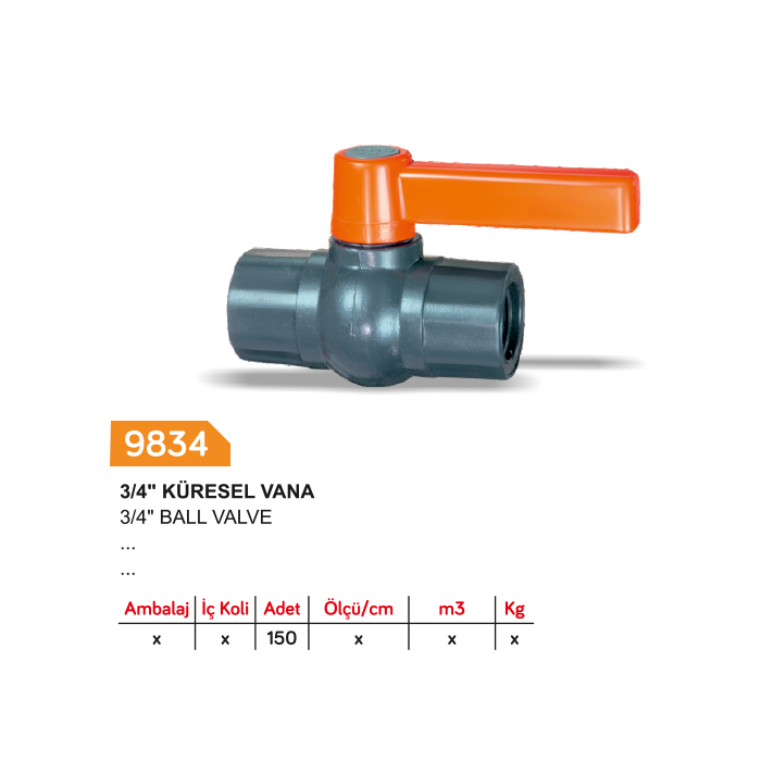 SAYIM 9834 3/4" KÜRESEL VANA